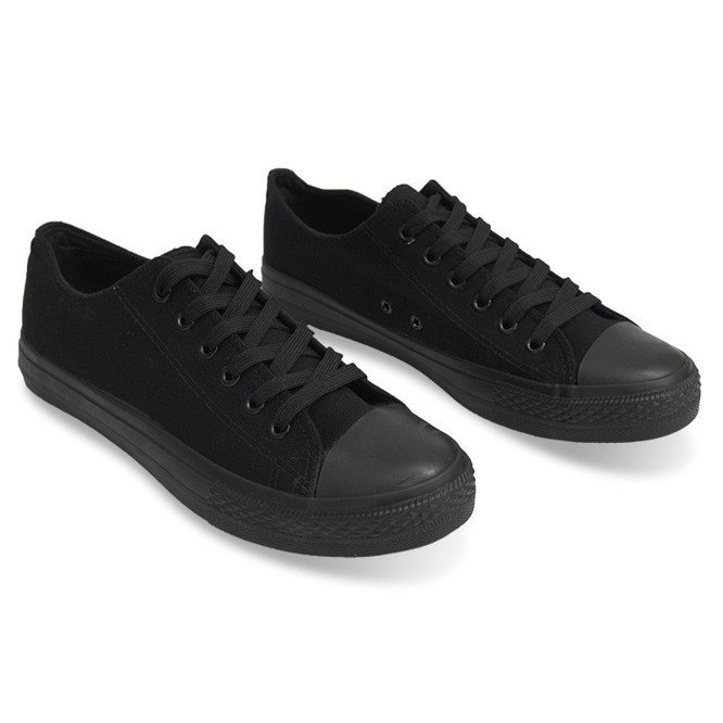 Adidași Conwersy 15086 BLACK / BLACK negru 2