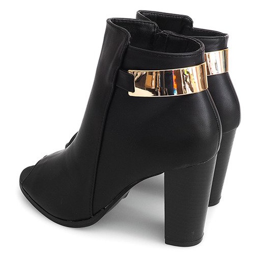 Deschideți cizmele pe un post F906 Negru 1