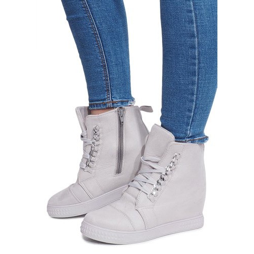 Adidași cu pană 1867 Gri 1