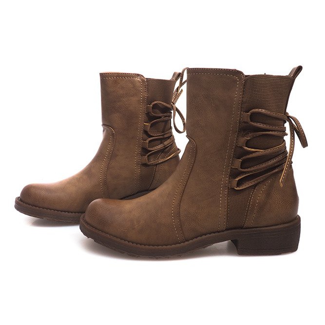 Cizme înalte 55435 Kaki multicolor verde 1