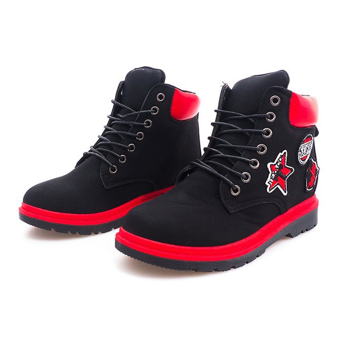 Cizme izolate din lemn SJ1679-1 Negru 1