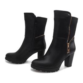 Ghete pe toc FR59 Negru 1