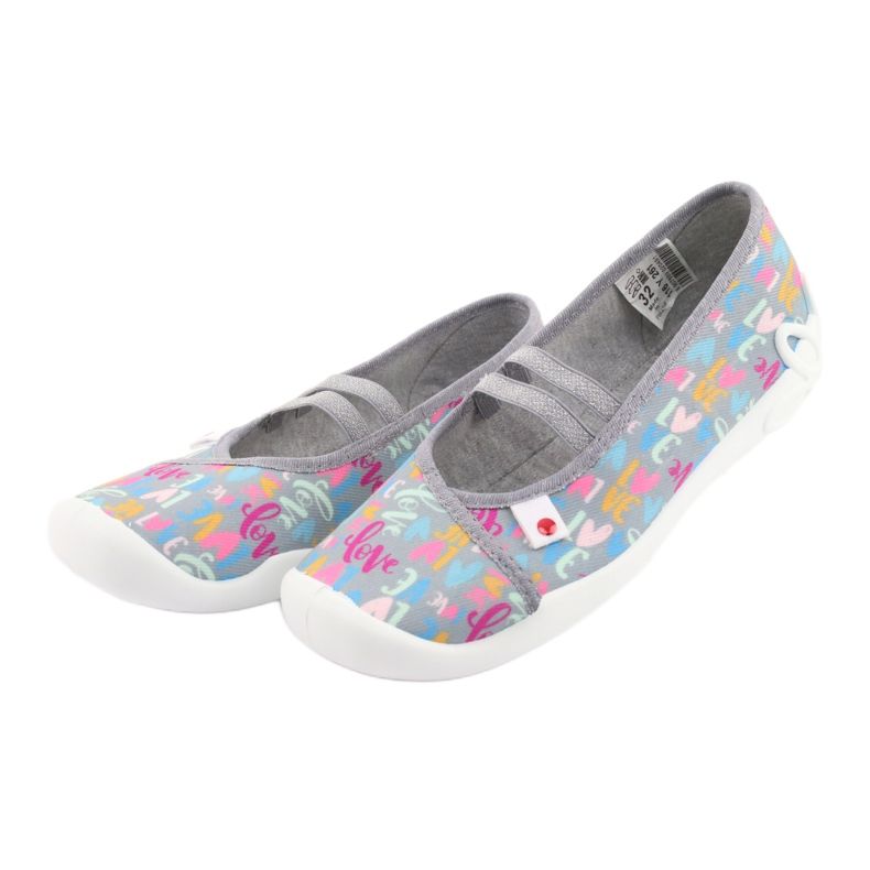 Încălțăminte pentru copii Befado 116Y261 albastru roz gri verde galben 3