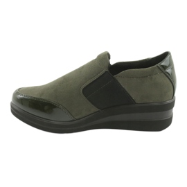 Pantofi cu toc Sergio Leone 225 olive negru verde 2