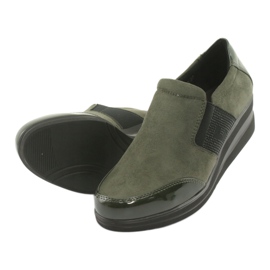 Pantofi cu toc Sergio Leone 225 olive negru verde 5