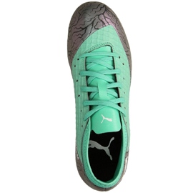 Ghete de fotbal Puma Future 2.4 Fg Ag Jr 104844 01 gri verde 2 Ghete de fotbal Puma Future 2.4 Fg Ag Jr 104844 01 gri verde 2
