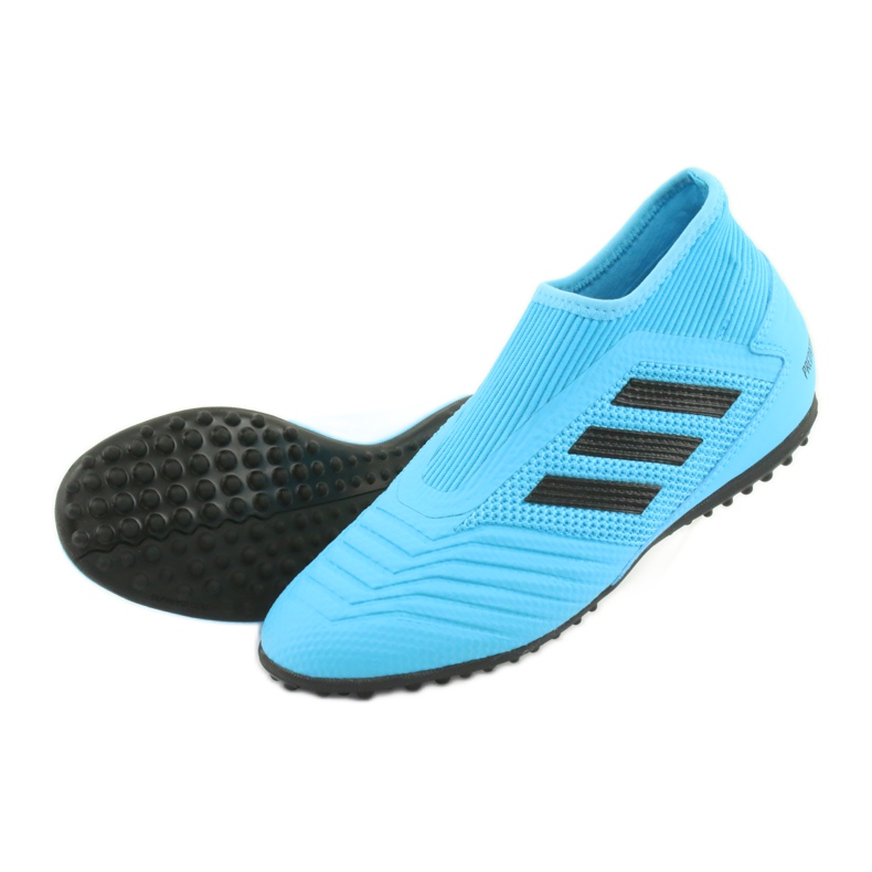 Ghete de fotbal Adidas Predator 19.3 Ll Tf Jr EF9041 albastru 4