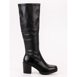 Boots On A Post VINCEZA negru 2