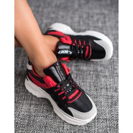 SHELOVET Pantofi sport pentru femei negru multicolor 1