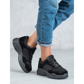 SHELOVET Încălțăminte sport cu șiret negru 1