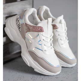 SHELOVET Pantofi sport la modă alb 2