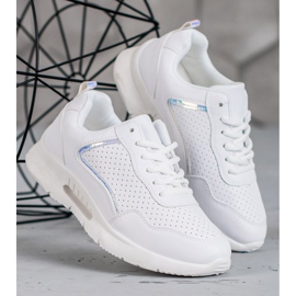 SHELOVET Pantofi sport albi 1