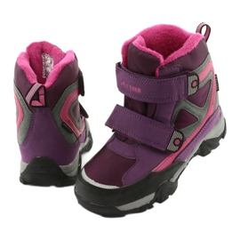 Ghete cu velcro MtTrek cu membrană 18-501-011 violet roz gri 3