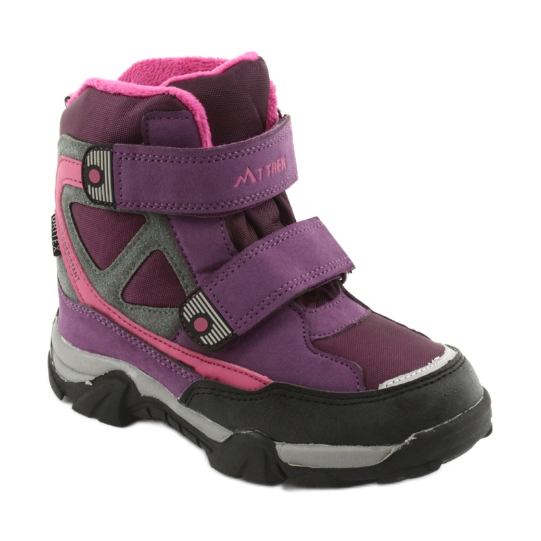Ghete cu velcro MtTrek cu membrană 18-501-011 violet roz gri 1