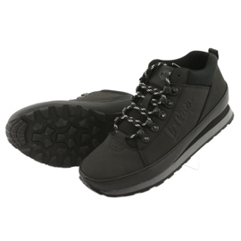 Pantofi bărbați de iarnă negri Lee Cooper 19-20-011 negru 4