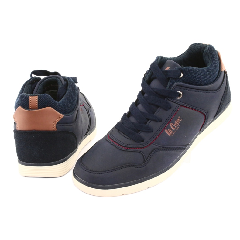Încălțăminte pentru bărbați Lee Cooper 19-29-032B bleumarin maro albastru marin 4