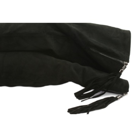 Cizme negre din piele de căprioară Filippo 514 negru 5