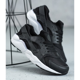 SHELOVET Pantofi sport negri negru 2