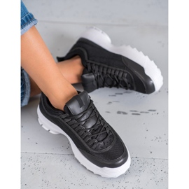 SHELOVET Pantofi sport la modă negru 1