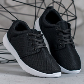 SHELOVET Încălțăminte de sport textilă negru 2