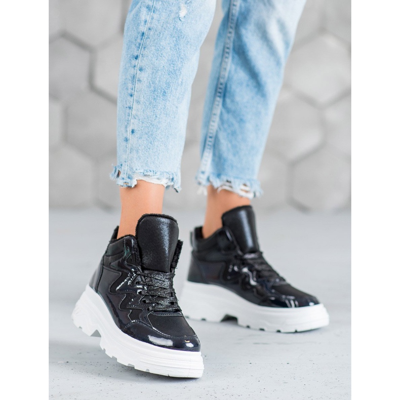 Seastar Adidași calzi negru 2