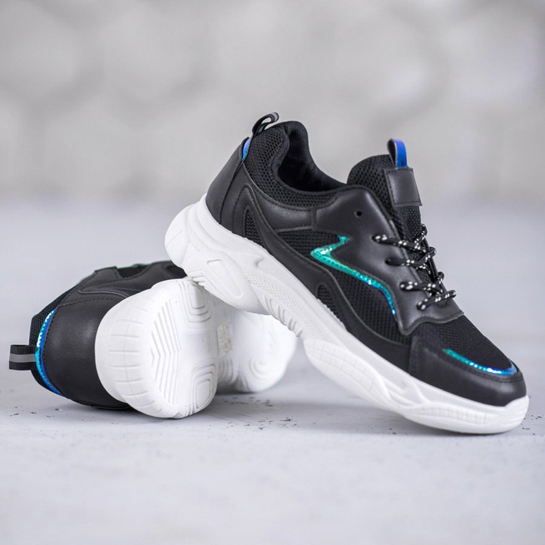 SHELOVET Pantofi sport clasici negru 1