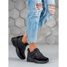 SHELOVET Adidași negri Moro negru 1