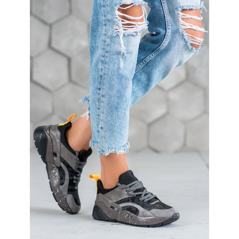 Muto Adidași confortabili Moro gri 2