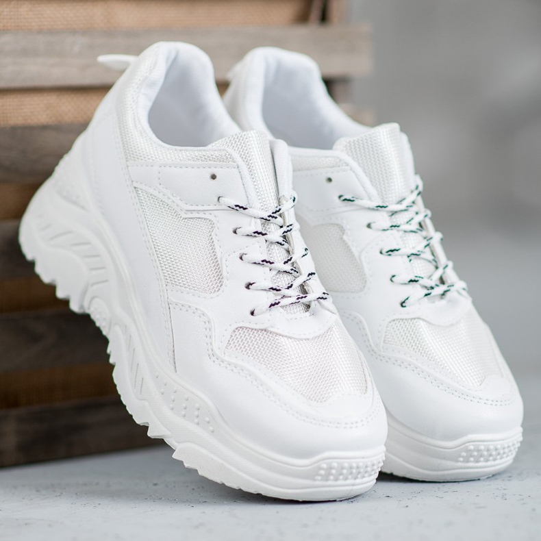 SHELOVET Adidași albi 1