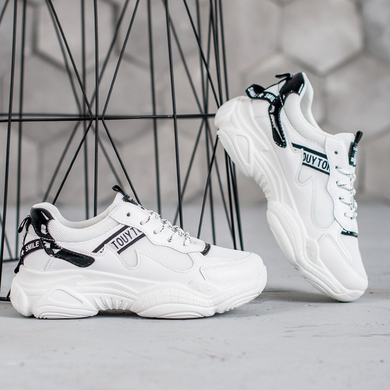 SHELOVET Încălțăminte sport confortabilă alb 2