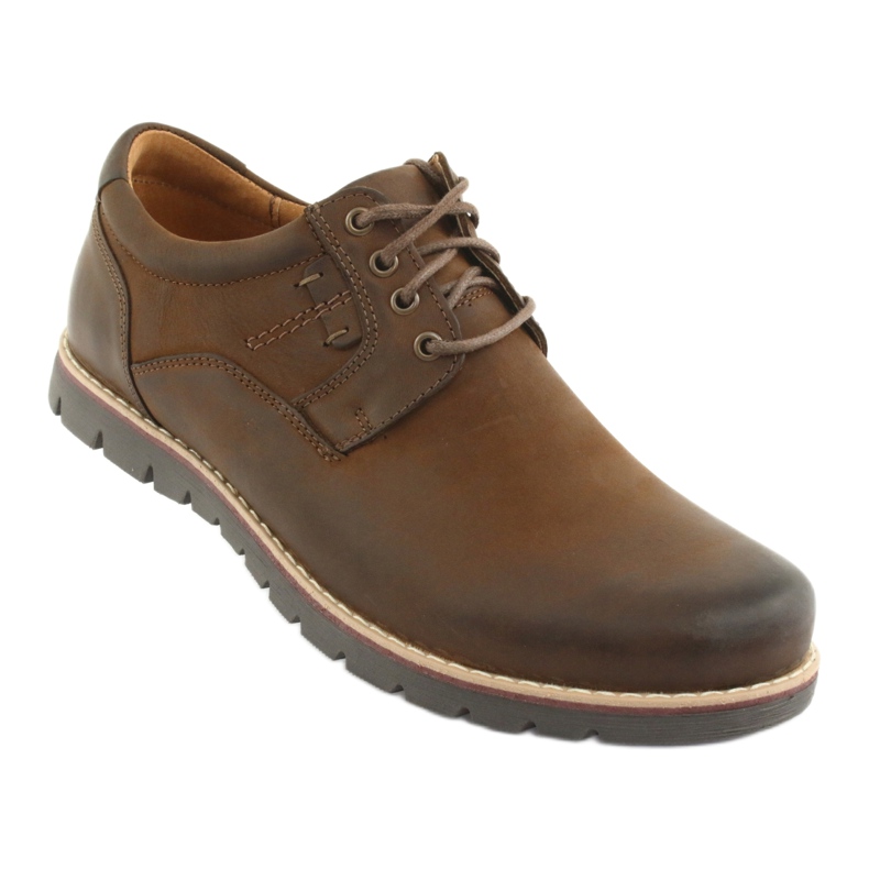 Pantofi cu cordon Riko 761 maro 1