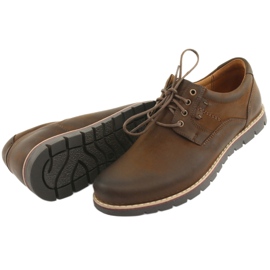 Pantofi cu cordon Riko 761 maro 4