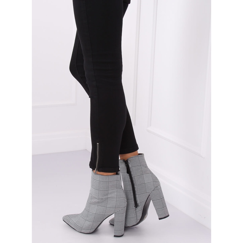 Cizme negre cu toc înalt NS053P Houn Dstooth negru 2