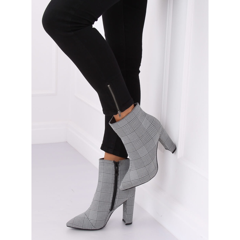 Cizme negre cu toc înalt NS053P Houn Dstooth negru 1