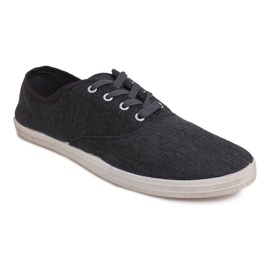 Adidași din material textil ZS-001 gri 2