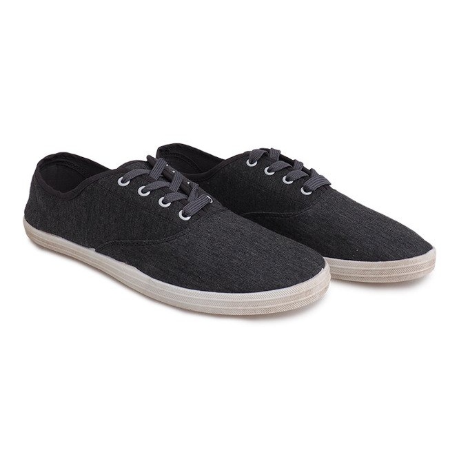 Adidași din material textil ZS-001 gri 1