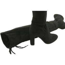 Cizme întinse negre peste genunchi Filippo 996 negru 5 Cizme întinse negre peste genunchi Filippo 996 negru 5