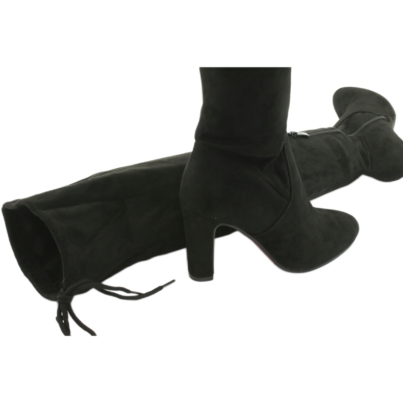 Cizme întinse negre peste genunchi Filippo 996 negru 5 Cizme întinse negre peste genunchi Filippo 996 negru 5