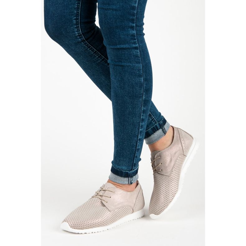 Pantofi VINCEZA legati galben 2 Pantofi VINCEZA legati galben 2