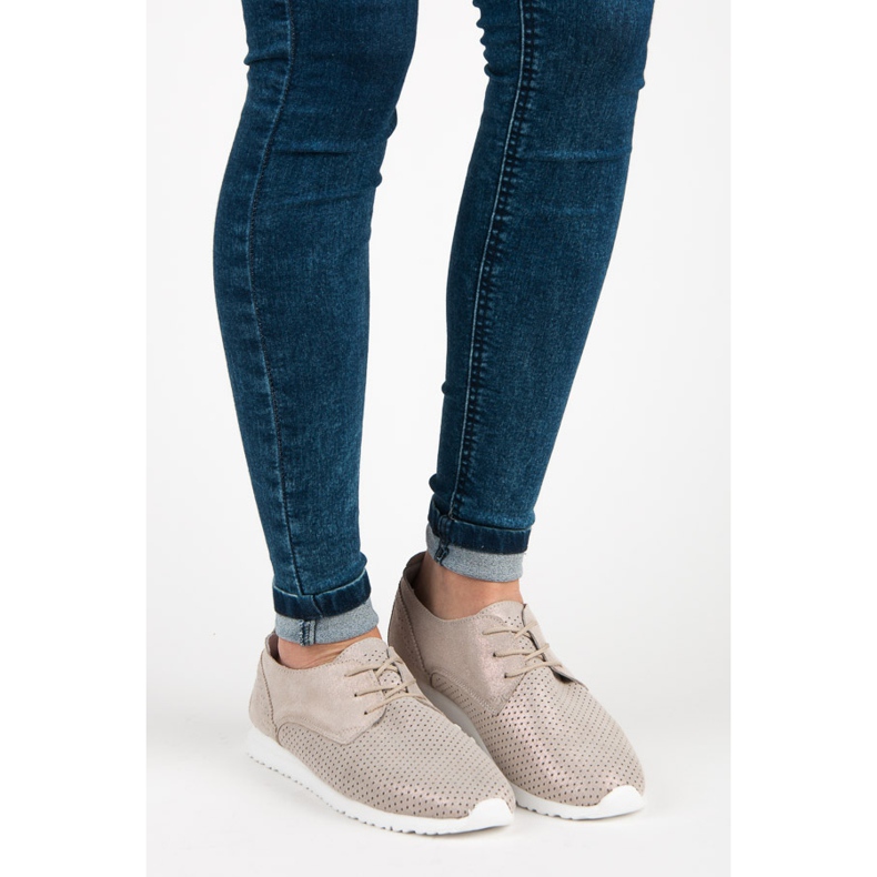 Pantofi VINCEZA legati galben 1 Pantofi VINCEZA legati galben 1