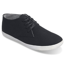 Adidași înalți la modă 3232 negri negru 2