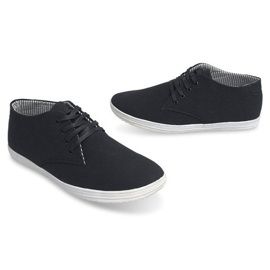 Adidași înalți la modă 3232 negri negru 4