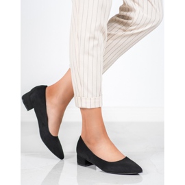 Seastar Pompe cu toc plat negru 4