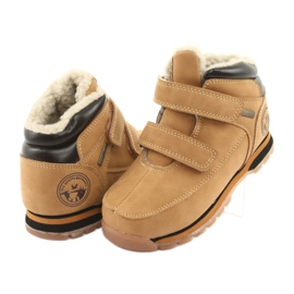 American Club Cizme din velcro American ES camel maro multicolor 3 American Club Cizme din velcro American ES camel maro multicolor 3