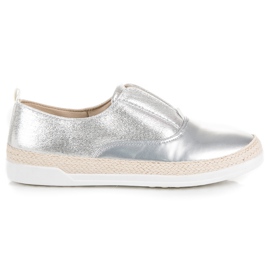 Espadrile de argint gri 1