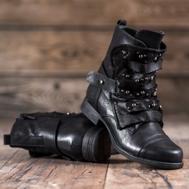 GISICODE Pantofi Rock Cu Perle negru 2