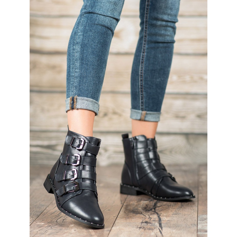 Cm Paris Cizme Cu Catarame albastru 2