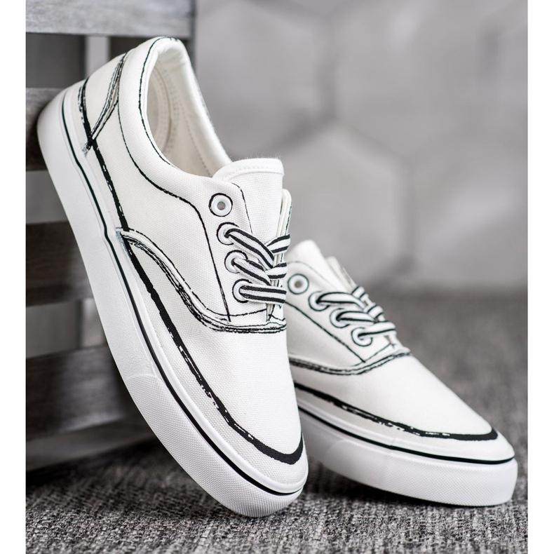 Bestelle Adidași la modă alb 2