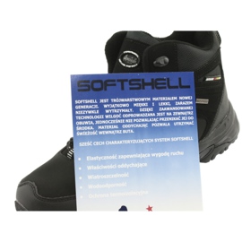 American Club Ghete de iarnă americane de trekking cu membrană negru 5