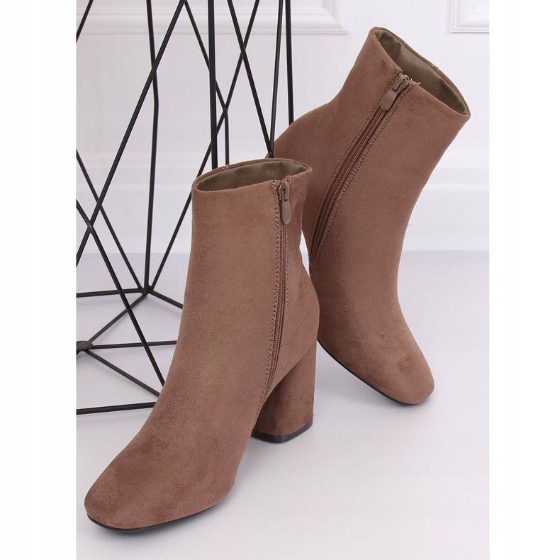 Tocuri înalte bej 3486 Kaki 1